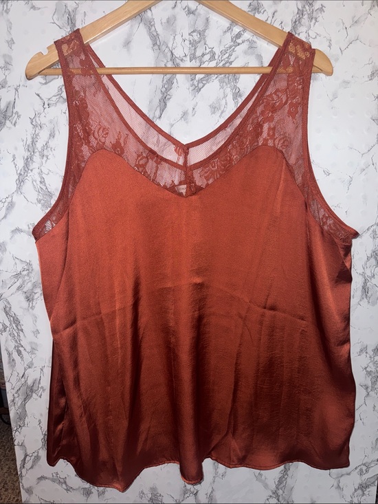 Maurices Tops - Maurices Tank Top Burnt Orange Size 1X